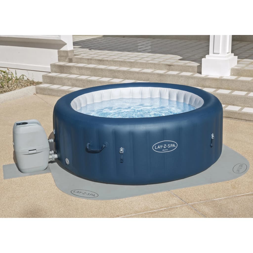 Lay-Z-Spa 10 db szürke medencepadló-védő 216 x 216 cm
