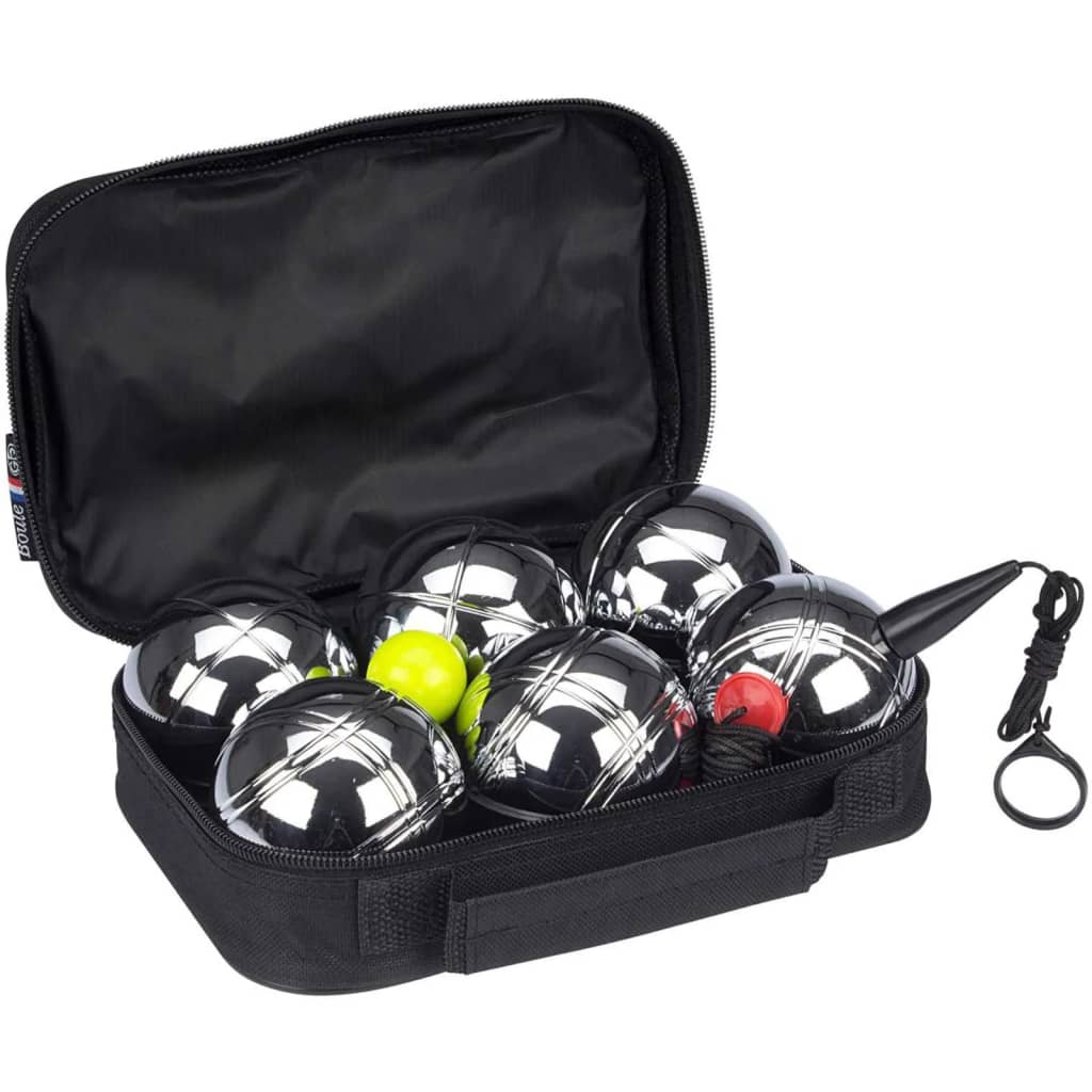 Get & Go V petanque készlet 6 db ezüst golyóval 52JU-CHR-Uni