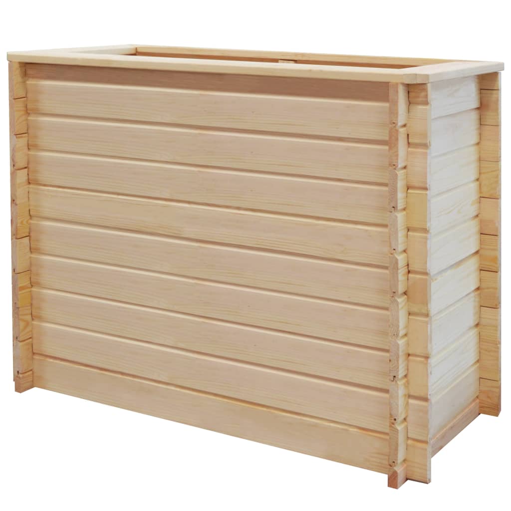 vidaXL 19 mm vastag fenyőfa kerti magaságyás 100 x 50 x 80 cm