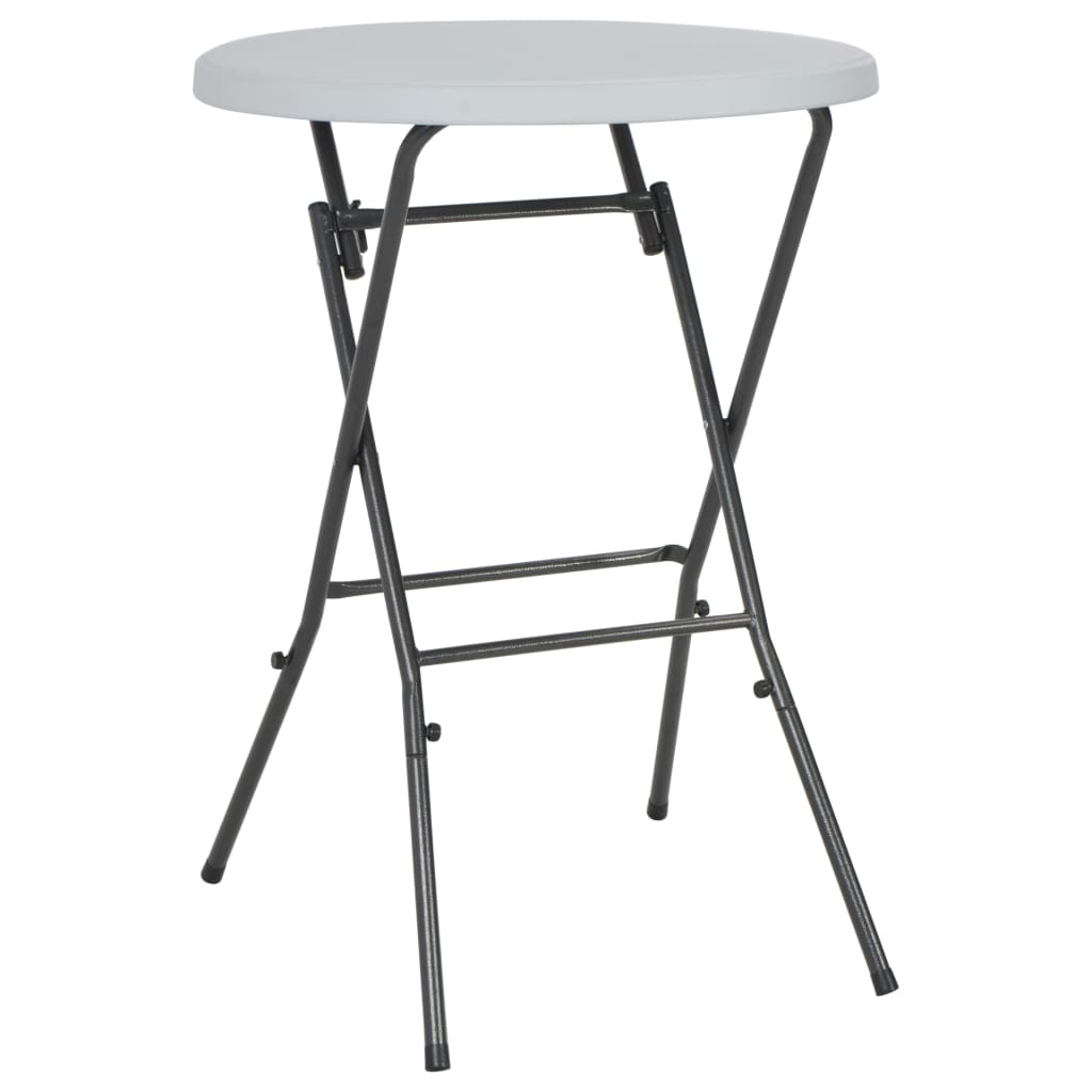 vidaXL fehér HDPE összecsukható bárasztal 80 x 110 cm