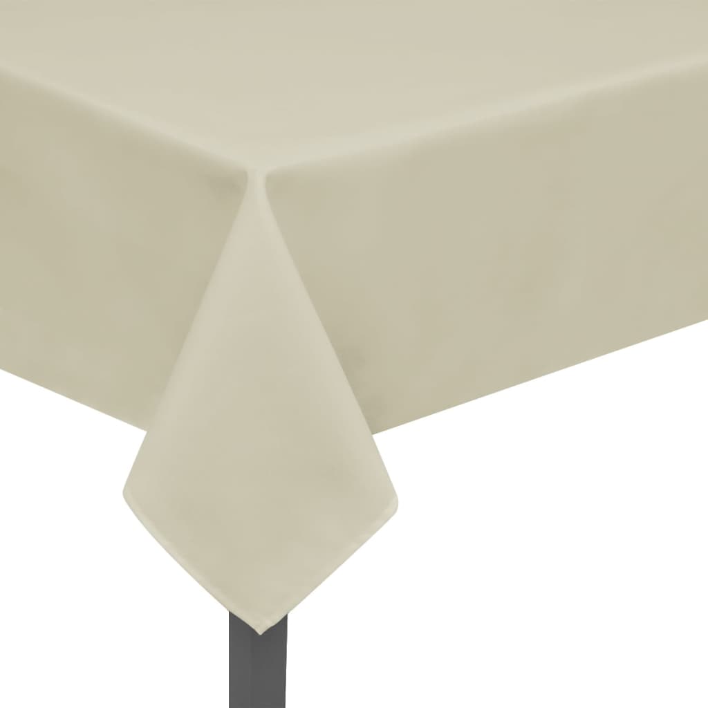 vidaXL 5 db 220x130 cm krém terítő
