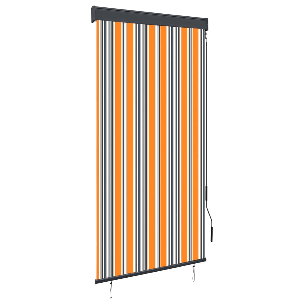 vidaXL sárga és kék kültéri roló 80 x 250 cm