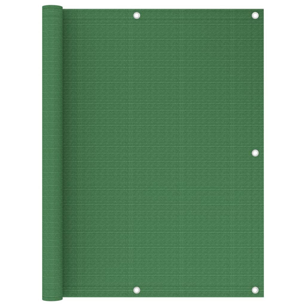 vidaXL világoszöld HDPE erkélyparaván 120 x 500 cm