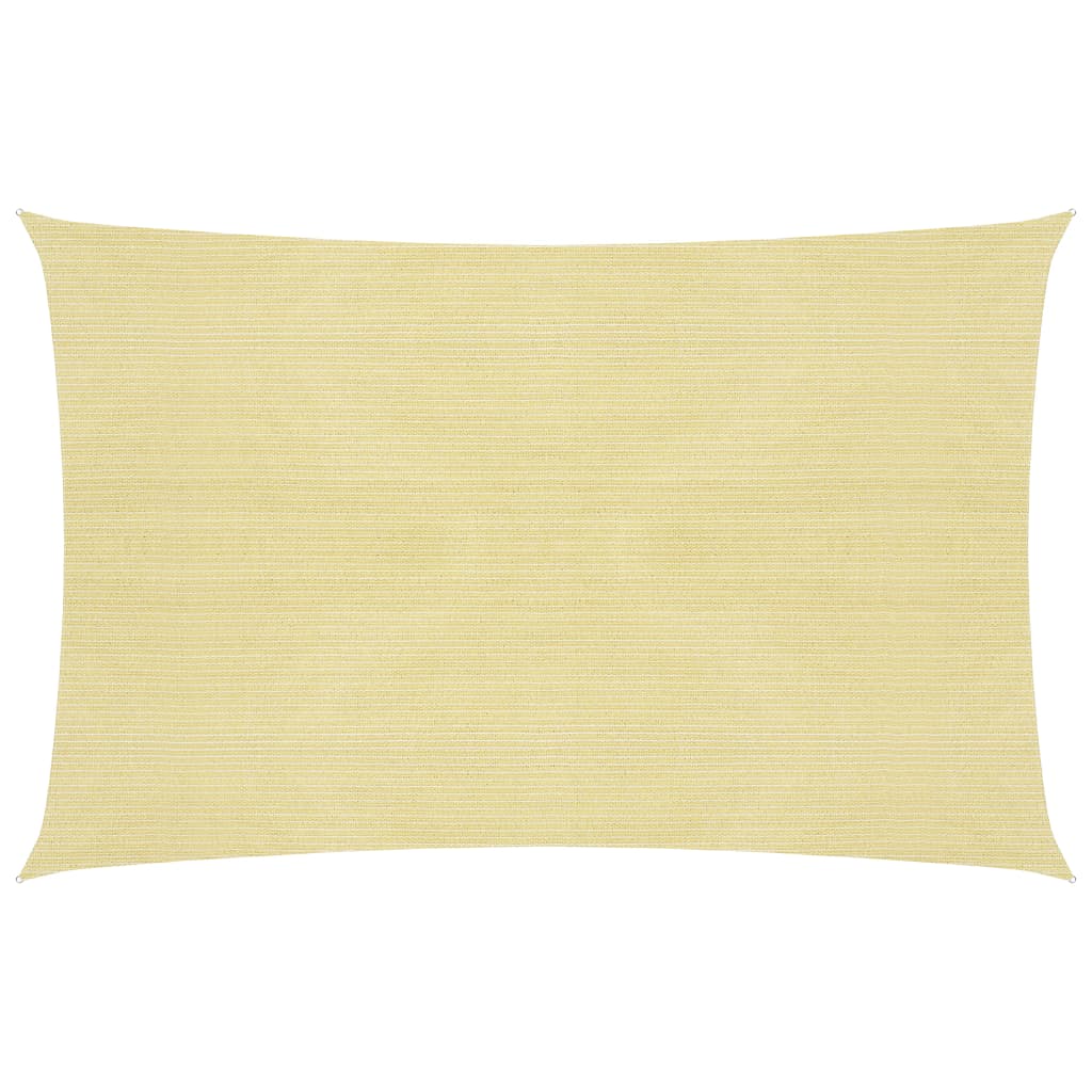 vidaXL bézs HDPE napvitorla 160 g/m² 3 x 4 m