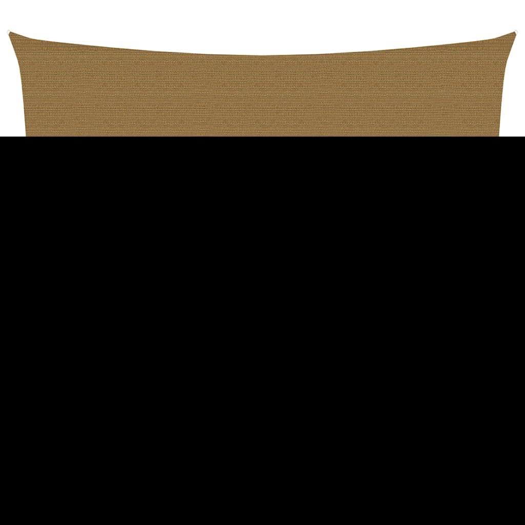 vidaXL tópszínű HDPE napvitorla 160 g/m² 4,5 x 4,5 m