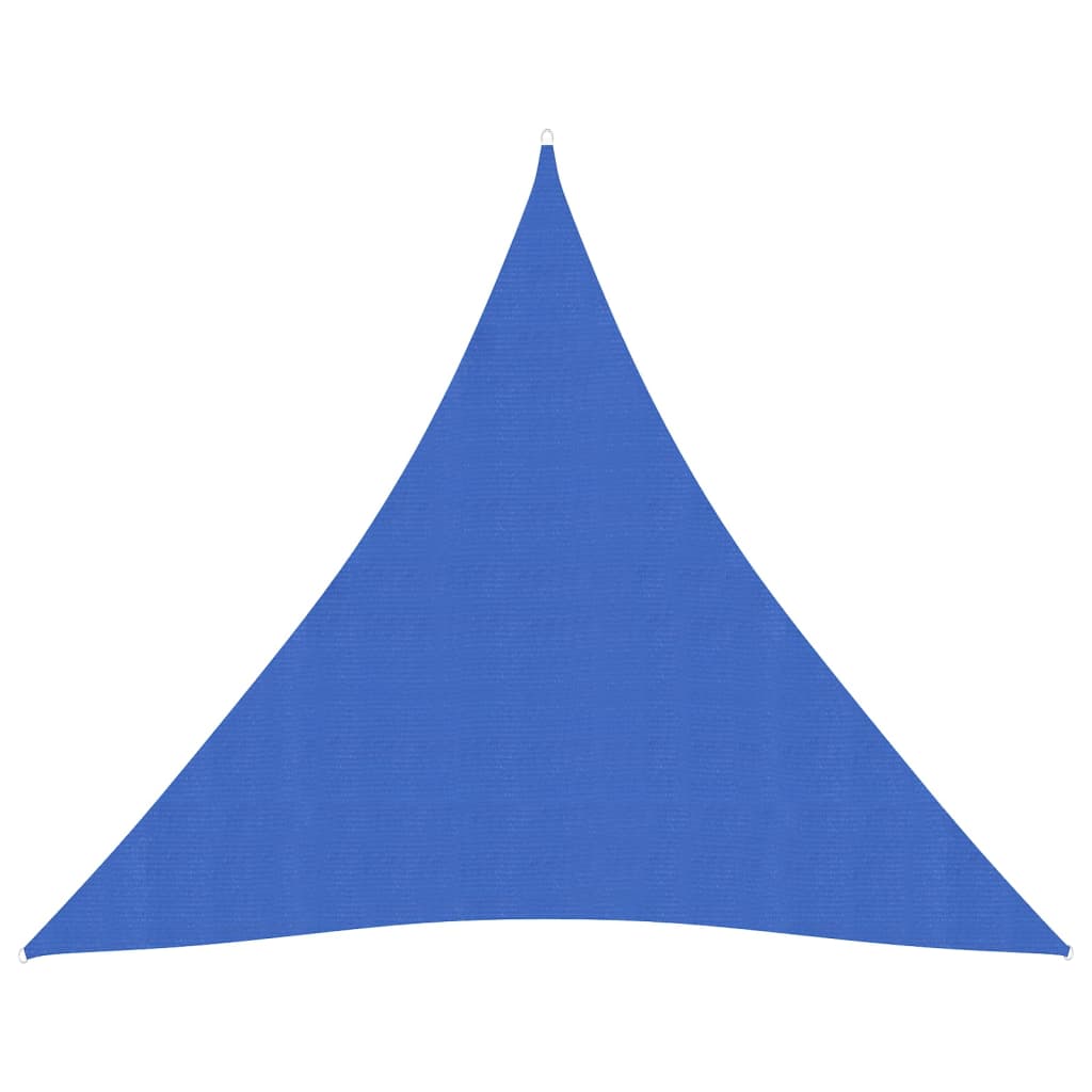 vidaXL kék HDPE napvitorla 160 g/m² 3 x 3 x 3 m