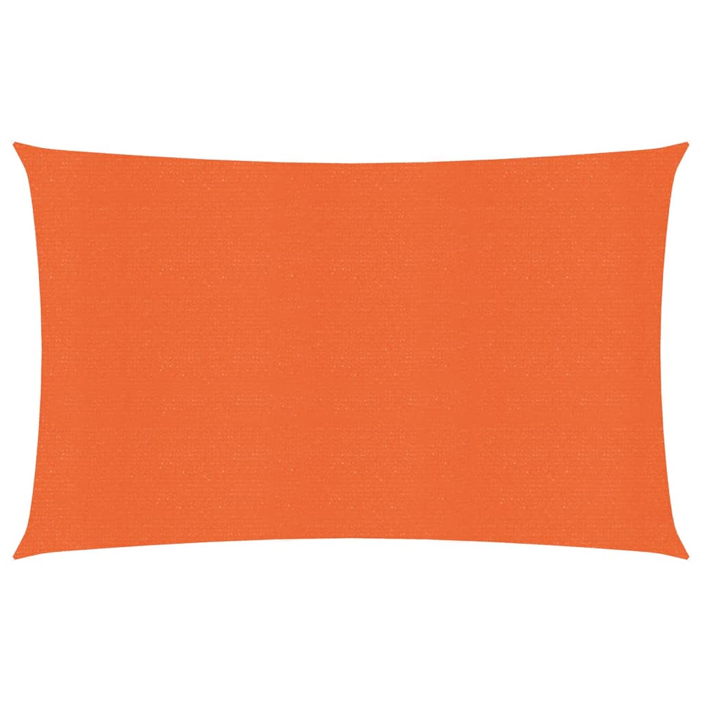 vidaXL narancssárga HDPE napvitorla 160 g/m² 3,5 x 5 m