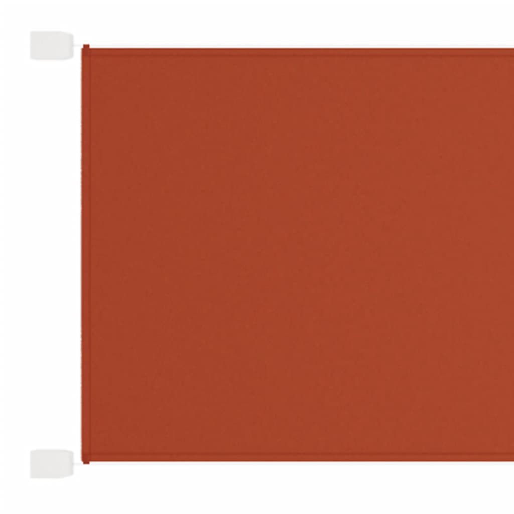 vidaXL terrakotta oxford-szövet függőleges napellenző 200x420 cm