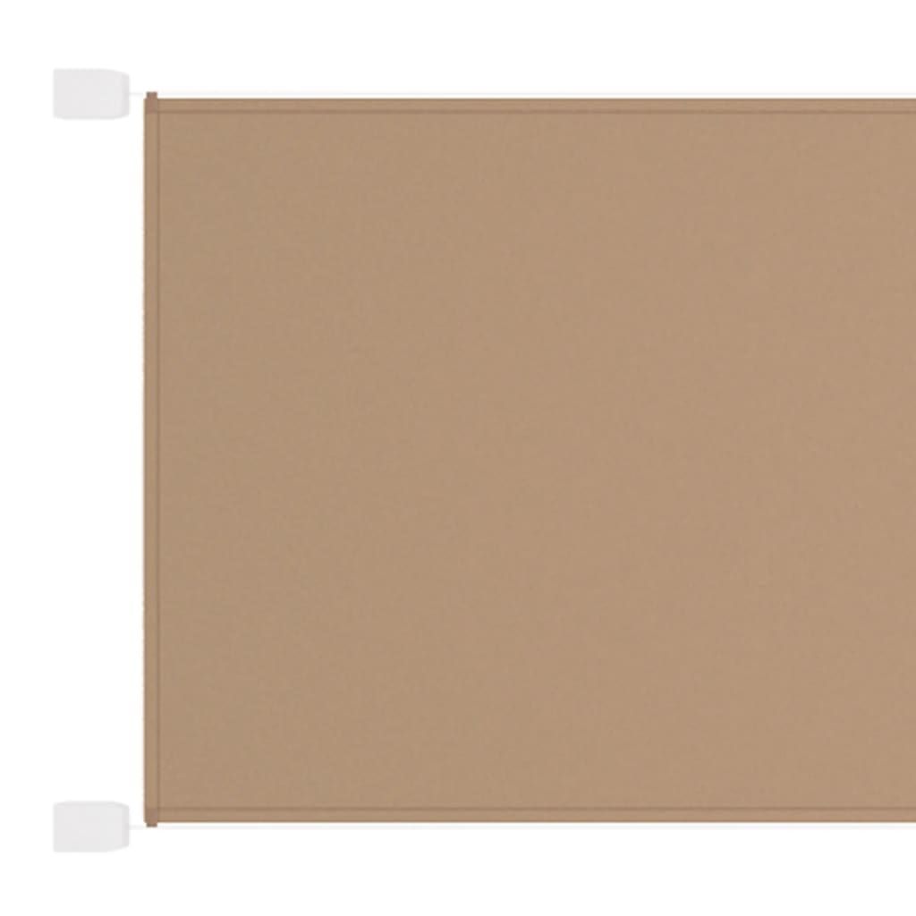 vidaXL bézs oxford-szövet függőleges napellenző 140 x 420 cm