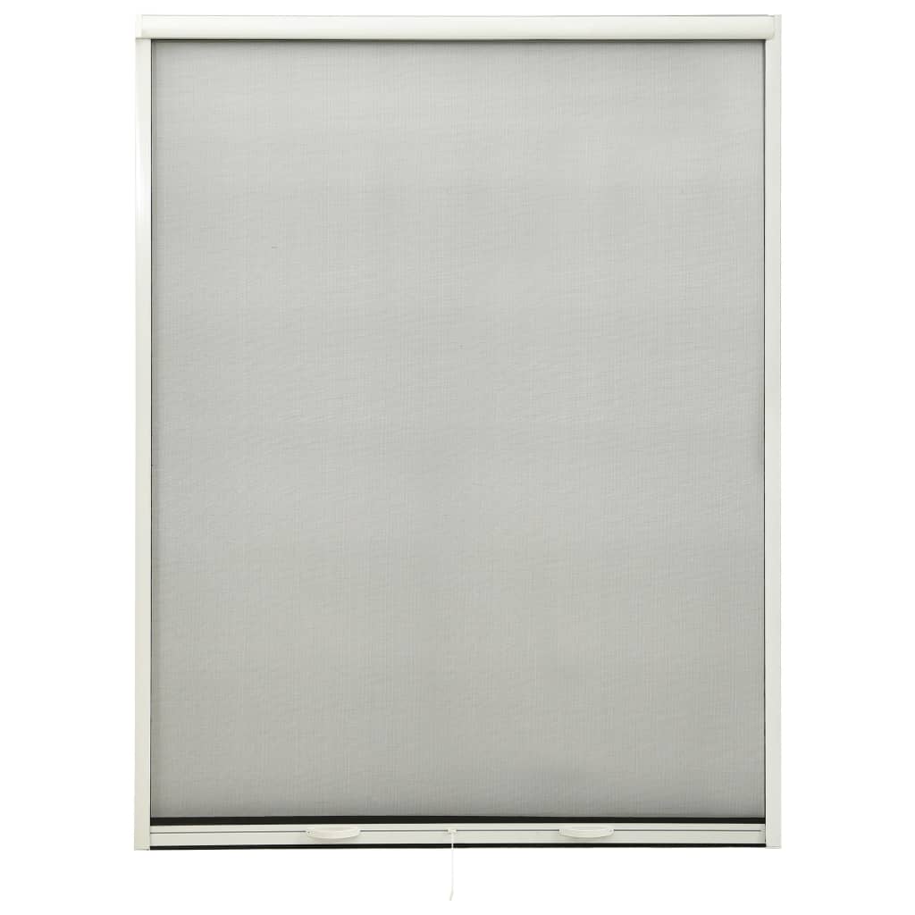 vidaXL fehér lehúzható ablakszúnyogháló 130 x 170 cm