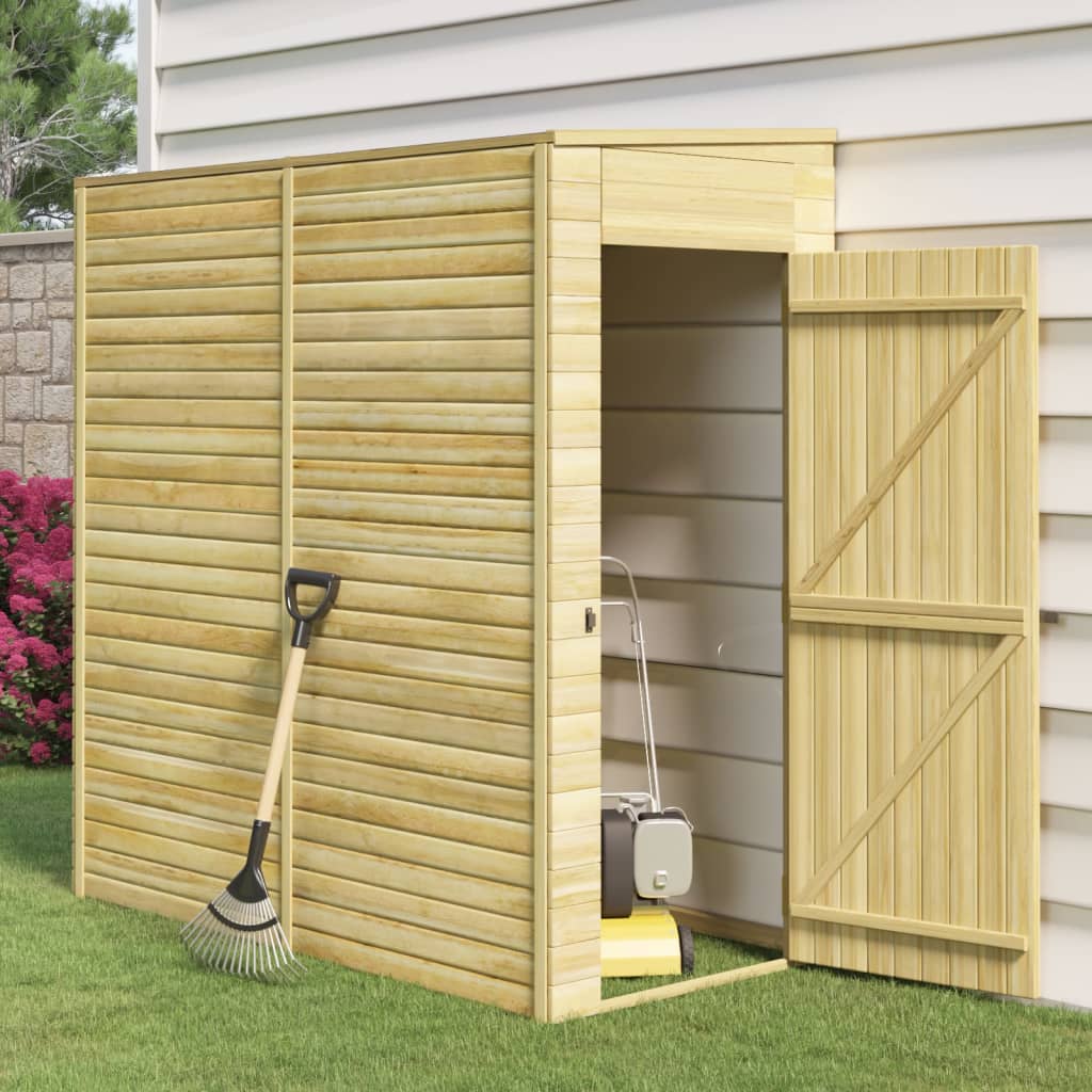 vidaXL impregnált fenyőfa kerti fészer 100x210x218 cm