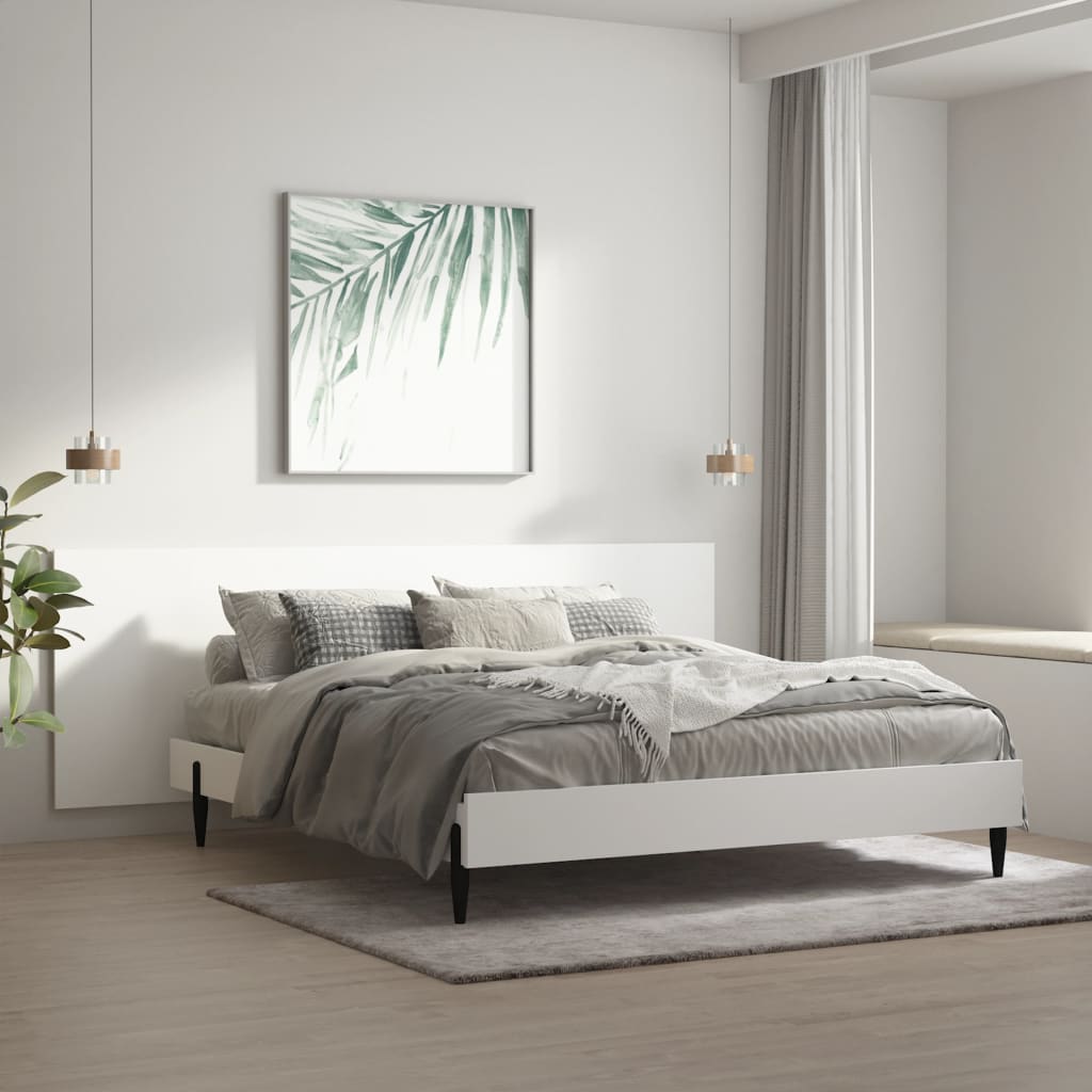 vidaXL fehér szerelt fa fali fejtámla 240 x 1,5 x 80 cm