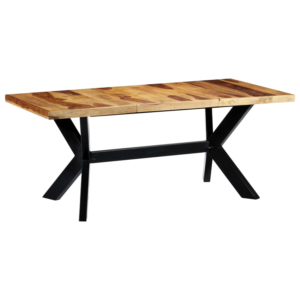 vidaXL tömör kelet-indiai rózsafa étkezőasztal 180 x 90 x 75 cm