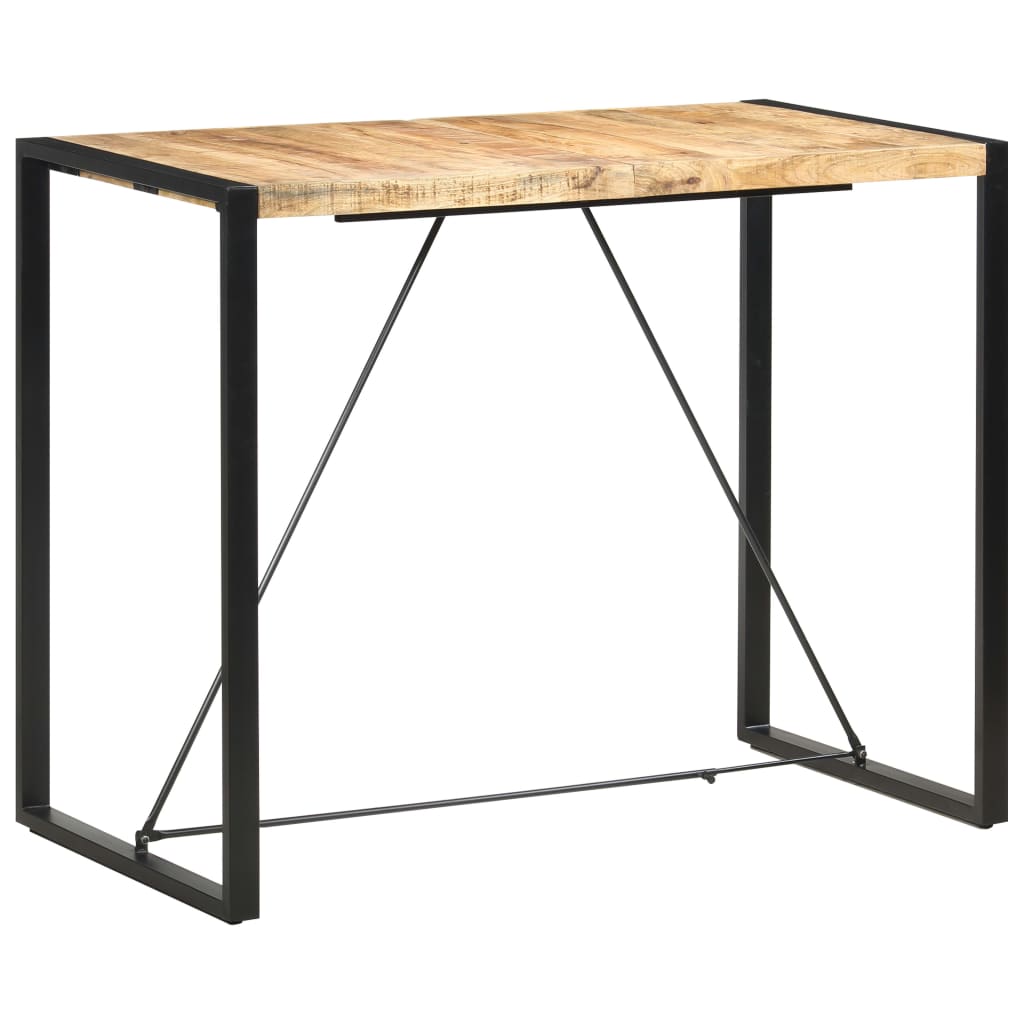 vidaXL tömör mangófa bárasztal 140 x 70 x 110 cm