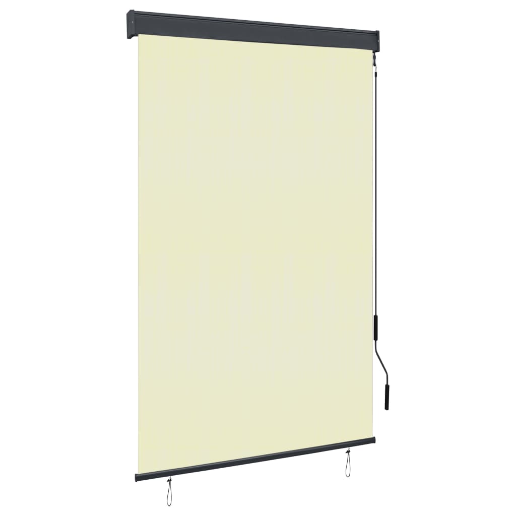 vidaXL krémszínű kültéri roló 120 x 250 cm