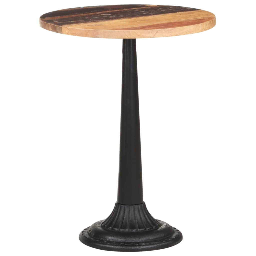 vidaXL tömör újrahasznosított fa bisztróasztal Ø60 x 76 cm