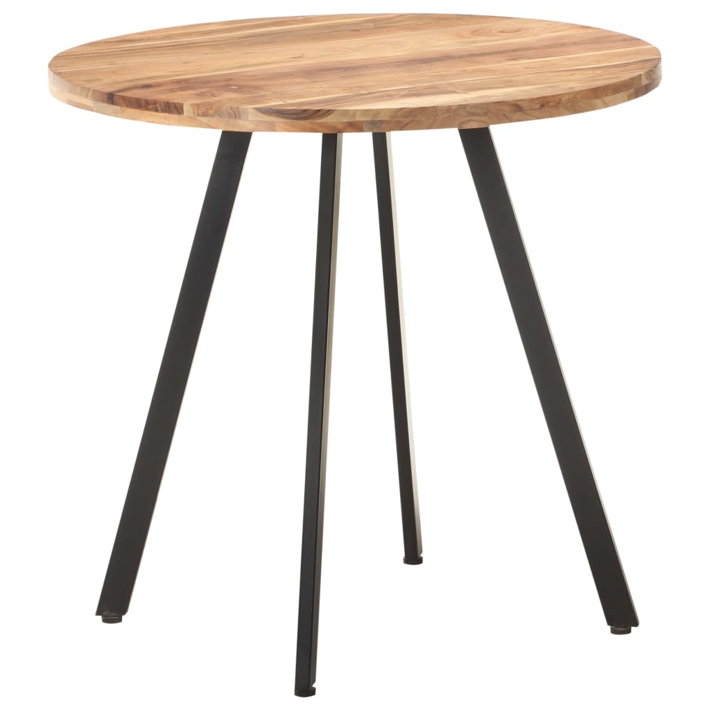 vidaXL tömör akácfa étkezőasztal 80 cm