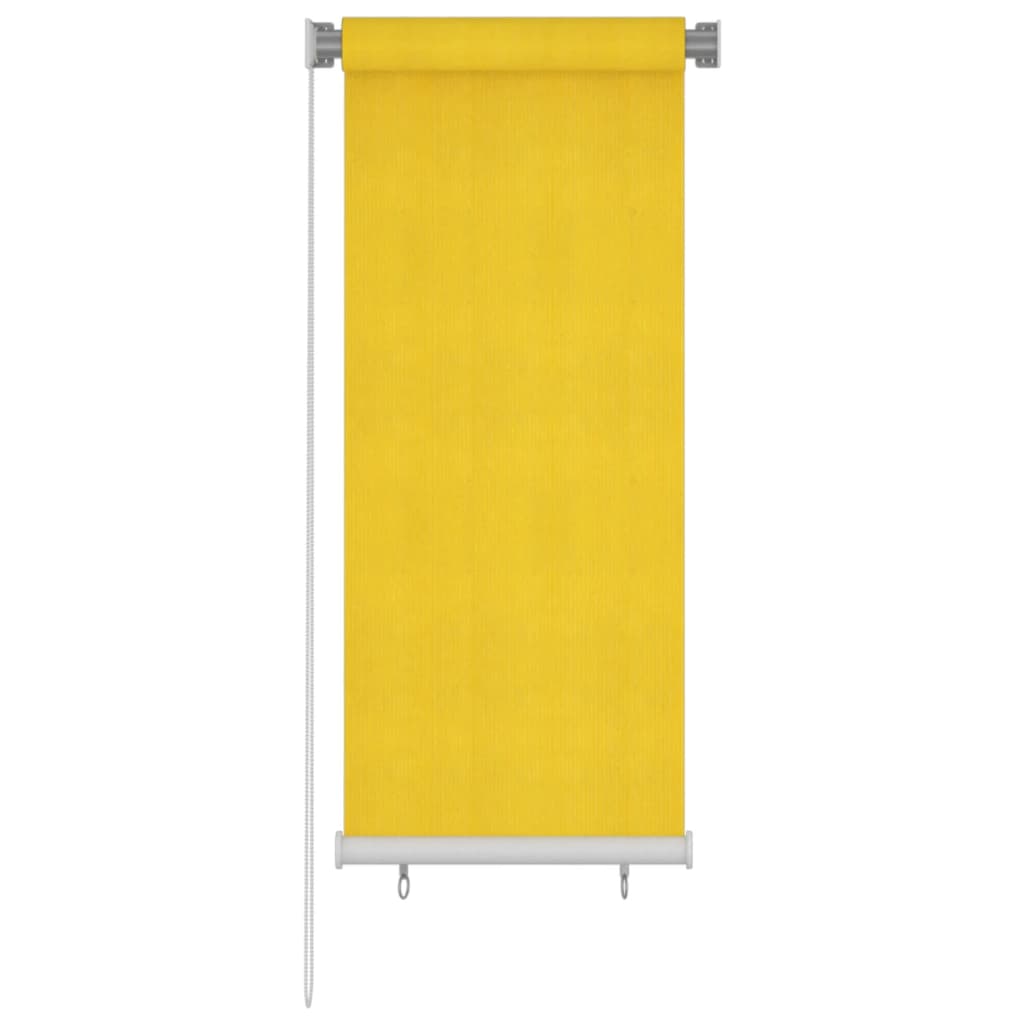 vidaXL sárga kültéri HDPE roló 60 x 140 cm