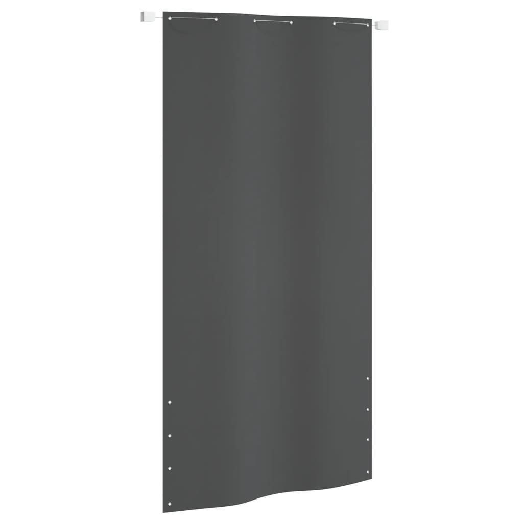 vidaXL antracitszürke oxford-szövet erkélyparaván 120 x 240 cm