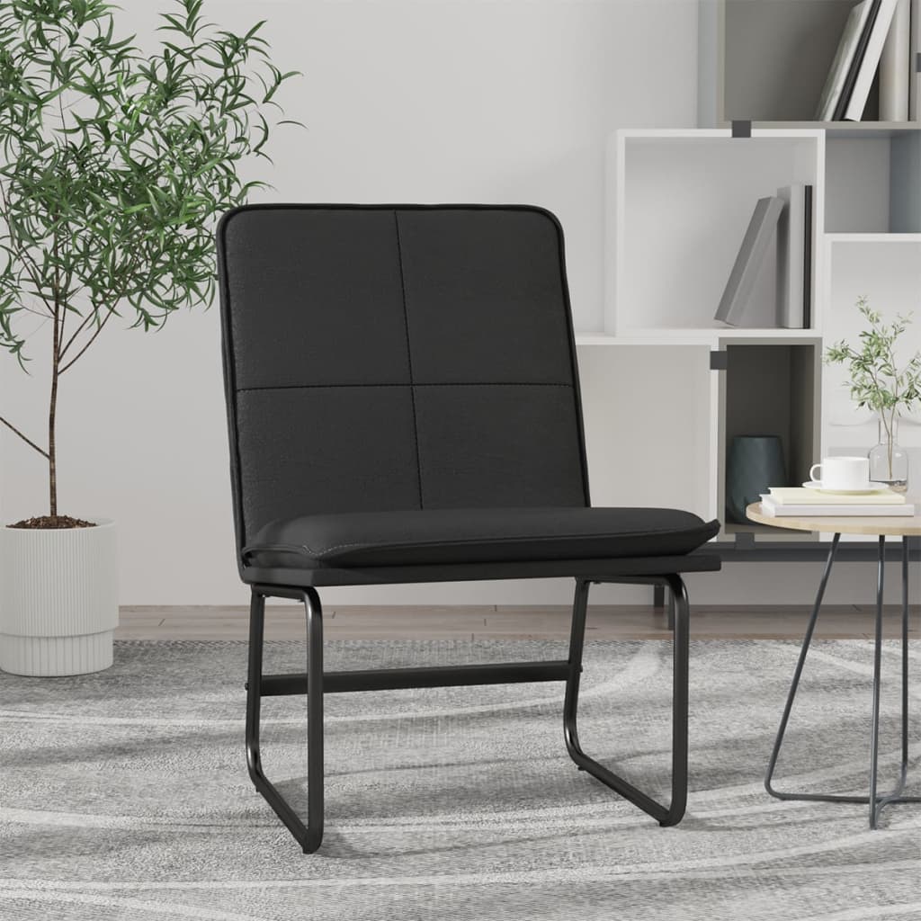 vidaXL fekete műbőr pihenőszék 54 x 75 x 76 cm